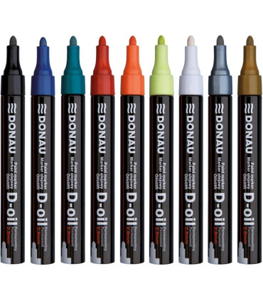 Lakový popisovač Donau - hrot 2,8 mm, černý