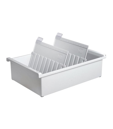 Dělicí desky do kartotéky, A5 na šířku, 5 ks