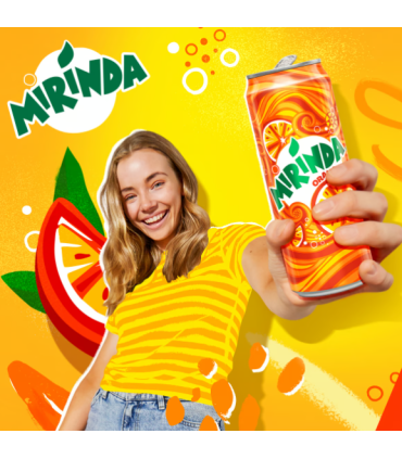 Mirinda - plech, 24x 0,33 l