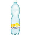 Minerální voda Mattoni - citron, perlivá, 6x 1,5 l