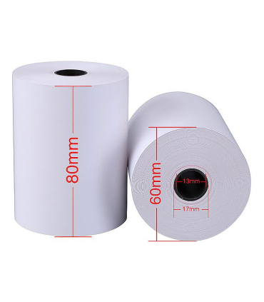 Termokotoučky - 80 x 60 x 17 mm, návin 38 m, 55 g/m2, 10 ks