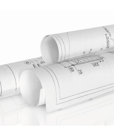 Plotterové role 610 mm x 50 m, 80 g/m2 , černobílý tisk, 1 ks