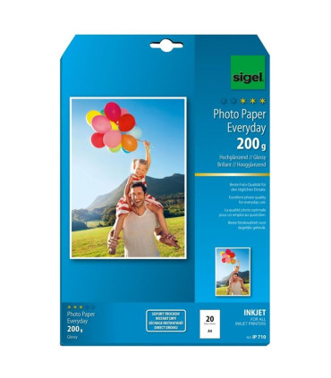 Fotopapír Sigel - A4, 200g/m2, lesklý, 20 listů