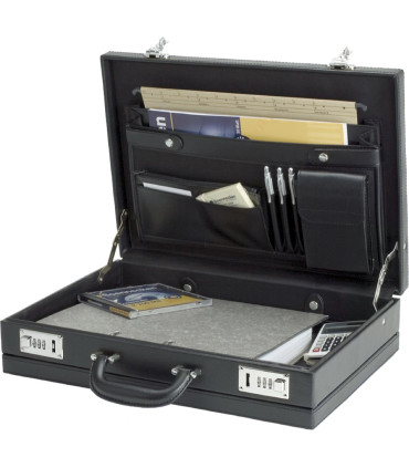 Kufr Attache PONTE, černý , číselné zámky (92300)