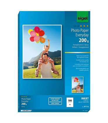 Fotopapír Sigel - A4, 200g/m2, lesklý, 100 listů