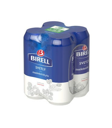 Nealkoholické pivo Birell - 24x 0,33 l, plech