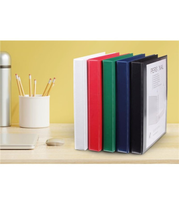 Prezentační 4kroužkový pořadač - A4, šíře hřbetu 3,1 cm, bílý