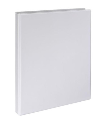 Prezentační 4kroužkový pořadač - A4, šíře hřbetu 6 cm, bílý