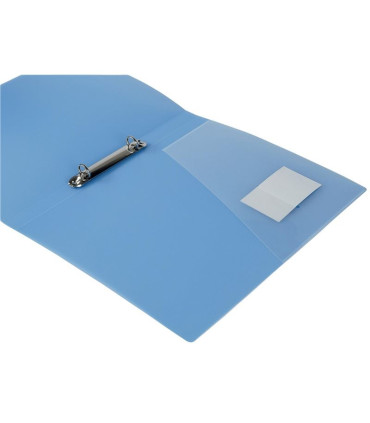 2kroužkový pořadač Donau - A4, šíře hřbetu 2,4 cm, transparentní mix barev