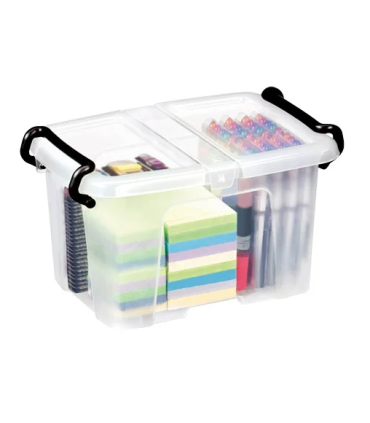 Plastová krabice Strata - transparentní, 6 l