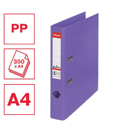 Pákový pořadač Esselte No.1 - A4, šíře hřbetu 5 cm, fialový