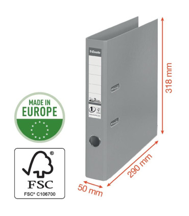 Pákový pořadač Esselte No.1 - A4, šíře hřbetu 5 cm, fialový