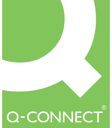 Pákový pořadač Q-Connect - A4, poloplastový, šíře hřbetu 7,5 cm, modrý