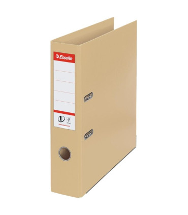 Pákový pořadač Esselte No.1 Naturele - A4, šíře hřbetu 7,5 cm, pískový