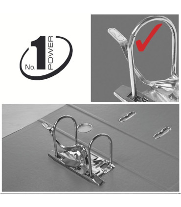 Pákový pořadač Esselte No.1 Naturele - A4, šíře hřbetu 7,5 cm, pískový