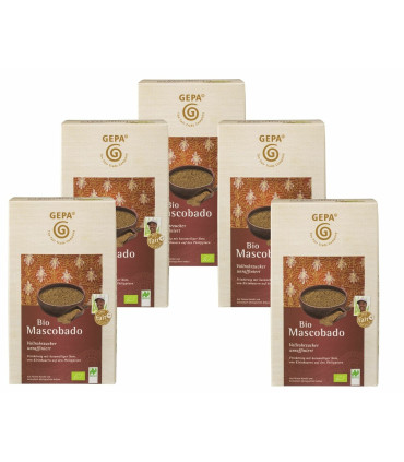 Třitoný cukr Gepa - bio Mascobado, 1 kg