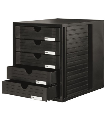 Zásuvkový box HAN KARMA Systembox - ECO, 5 zásuvek, černý