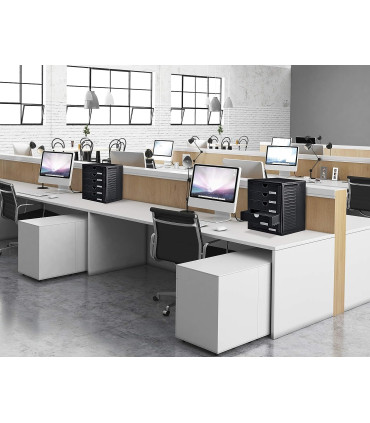 Zásuvkový box HAN KARMA Systembox - ECO, 5 zásuvek, černý