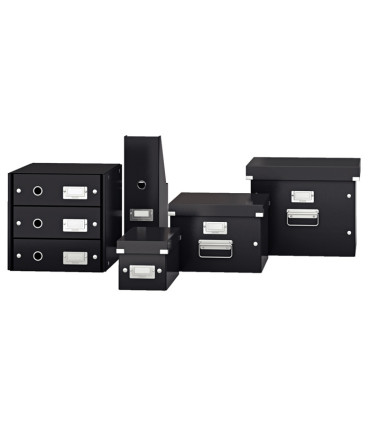 Zásuvkový box Leitz Click&Store WOW - 4 zásuvky, černý