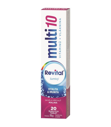 Šumivé vitamíny Revital - multivitamín, 20 tablet