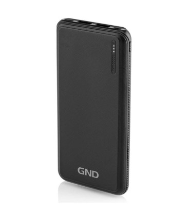 Powerbanka GND - 10000 mAh, USB-C, Lightning, černá