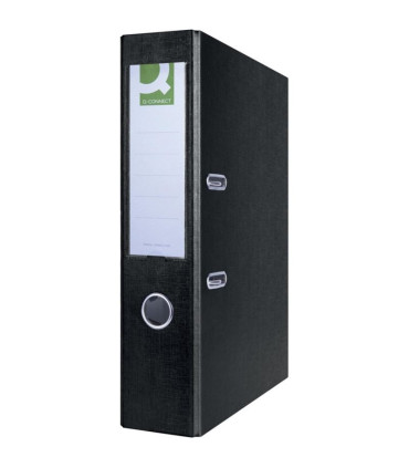 Pákový pořadač Q-Connect Hero - A4, šíře hřbetu 7,5 cm, černý