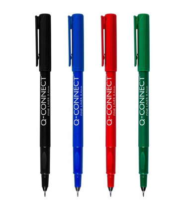 Liner Q-Connect - 0,4 mm, černý