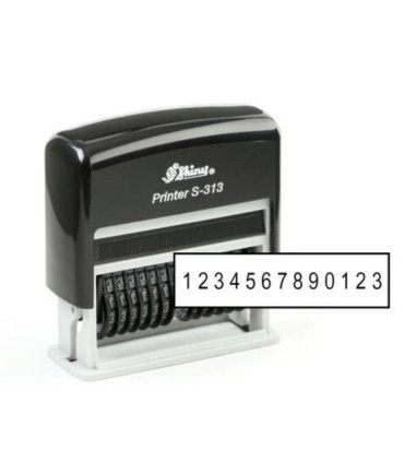 Číslovací razítko Shiny S-313 Printer Line, 13 číslic s výškou 3 mm