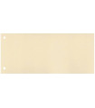 Papírové rozlišovače PAPPER - 1/3 A4, světle žluté, 100 ks