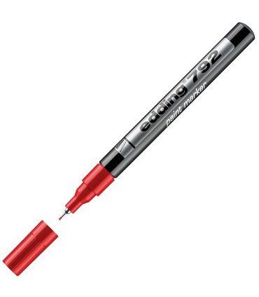 Lakový popisovač Edding 792 - červený