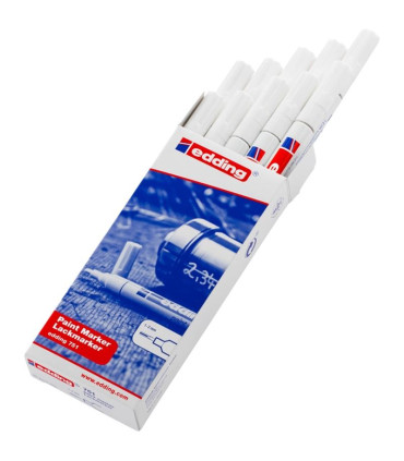 Lakový popisovač edding 751, bílý