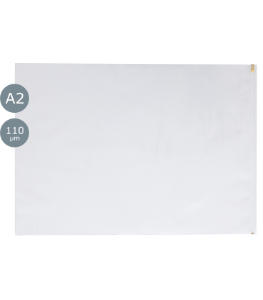 Obal na plány A2 (480 x 640 mm), 110 mic, se zipovým uzávěrem