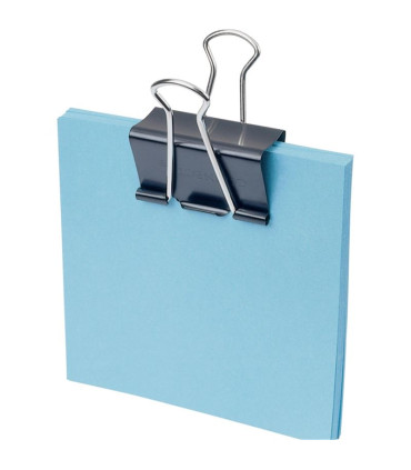 Kovové klipy Q-Connect - 25 mm, černé, 10 ks