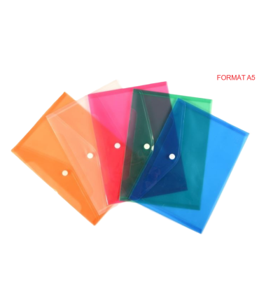 Zakládací pouzdro s drukem - A5, mix barev, 25 ks