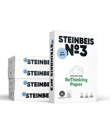 Recyklovaný papír Steinbeis No.3 Pure White A4 - 80 g/m2, CIE 110, 500 listů