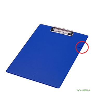 Psací podložka s klipem Q-Connect - A4, modrá