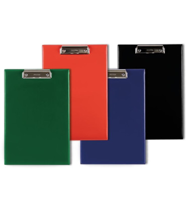 Psací podložka s klipem - A4, kapacita 10 listů, modrá