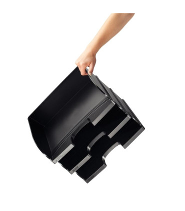 Velkokapacitní Leitz Jumbo Plus na šířku, černá