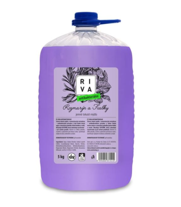 Tekuté mýdlo Riva, antibakteriální, 5 l