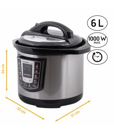 Elektrický tlakový hrnec FIRST AUSTRIA FA-5130, 6 litrů