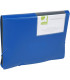 Aktovka s přihrádkami Q-Connect - A4, modrá, 13 přihrádek