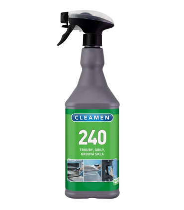 CLEAMEN 240 na trouby, grily, krbová skla, 1000 ml