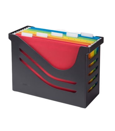 Box na závěsné desky Jalema - černý, recyklovatelný polystyeren