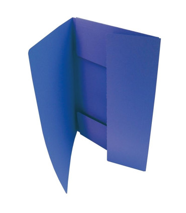 Papírové desky se třemi chlopněmi A4 modré, 50 ks