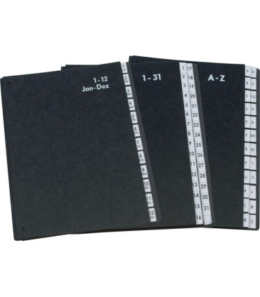 Třídicí kniha Q-Connect - A4, A-Z, černá