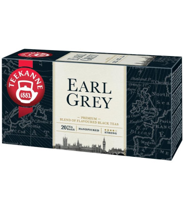 Černý čaj Teekanne - Earl Grey, 20x 1,65 g