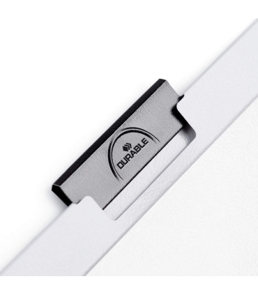 Zakládací desky s klipem Durable Duraclip - A4, kapacita 60 listů, červené