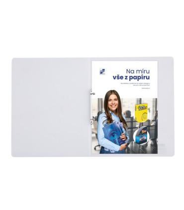 2kroužkový pořadač Opaline - A4, šíře hřbetu 2 cm, čirý