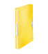 Box na spisy s gumičkou Leitz WOW - A4, žlutý, 3 cm