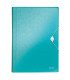 Aktovka s přihrádkami Leitz WOW - A4, ledově modrá, 6 přihrádek